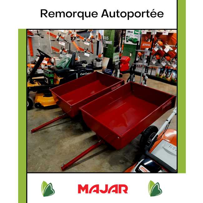 Vente REMORQUE POUR TONDEUSE AUTOPORTEE RA340 Majar RA340 ra340