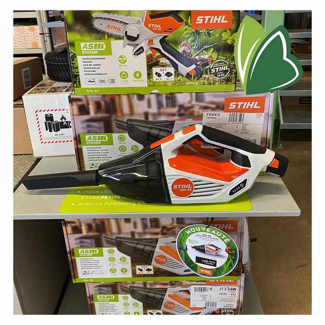 Aspirateur à main à batterie SEA 20 STIHL - Nettoyage de petites