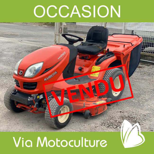 Occasion Tondeuse Autoportee Thermique Kubota GR2120