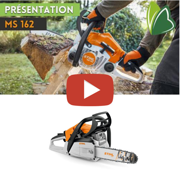 Présentation de la tronçonneuse STIHL MS 162