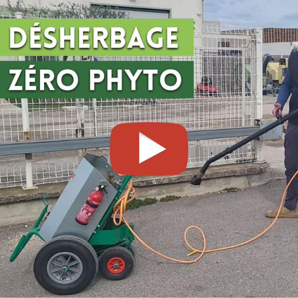 Présentation Désherbeur Thermique à air chaud pulsé